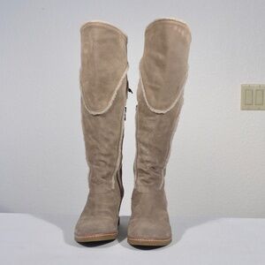 NAPOLEONI SUEDE BOOTS, SZ 37, US 6.5